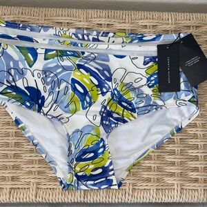 🌴TOMMY HILFIGER Monstera Leaf 50+ SPF Bikini Bottom Size S